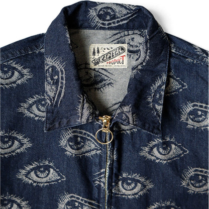 Kapital 12oz Speakeasy Denim Drizzler Jacket
