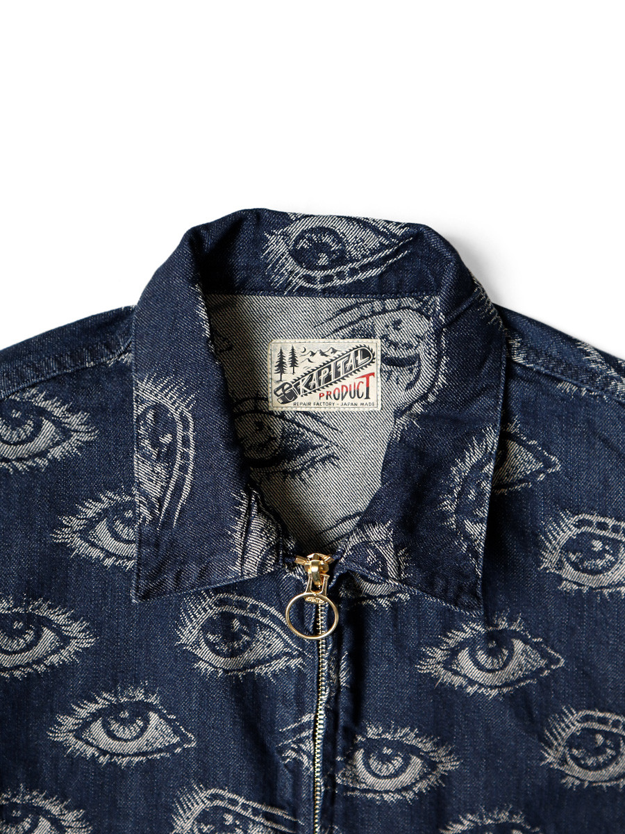 Kapital 12oz Speakeasy Denim Drizzler Jacket