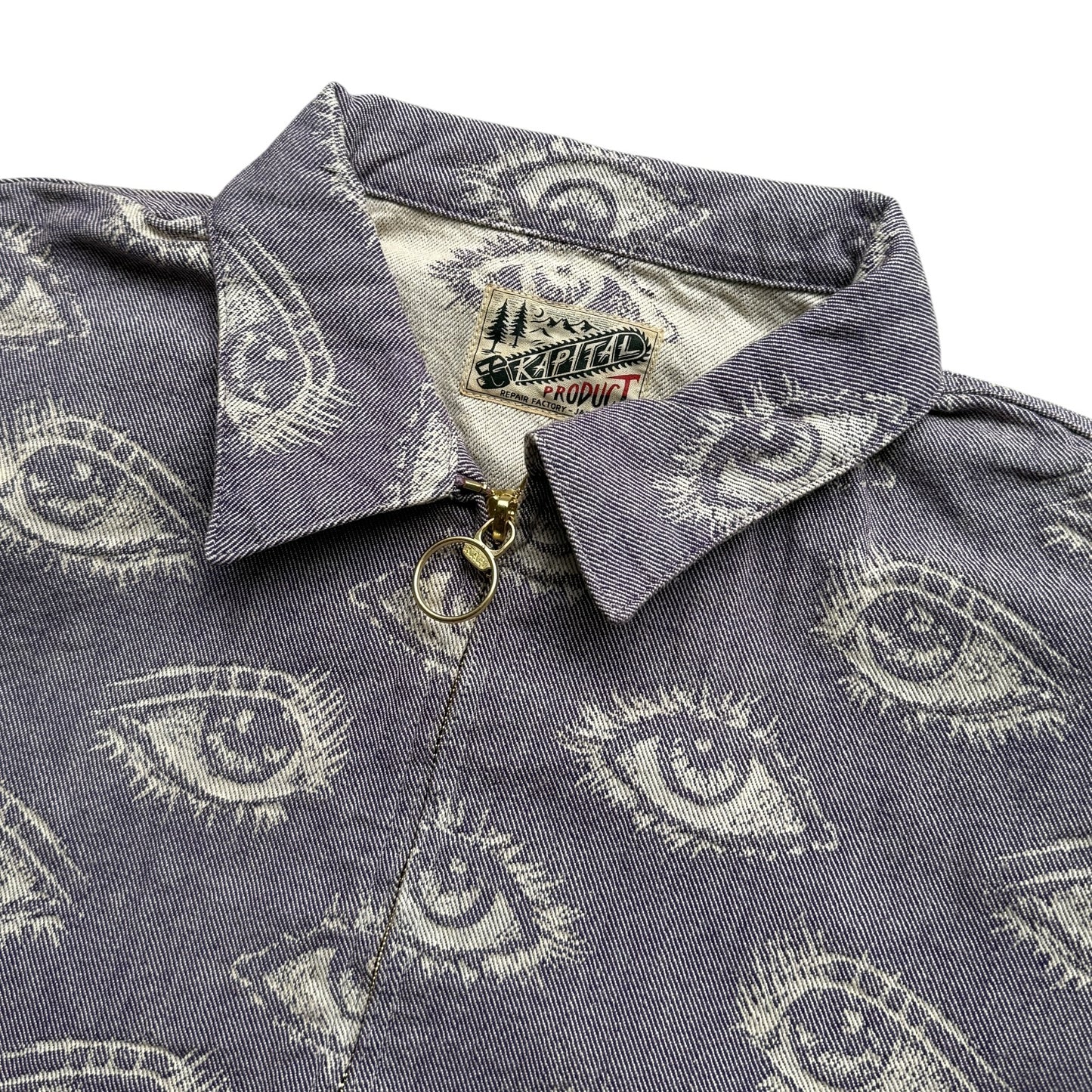 Kapital 12oz Speakeasy Denim Drizzler Jacket