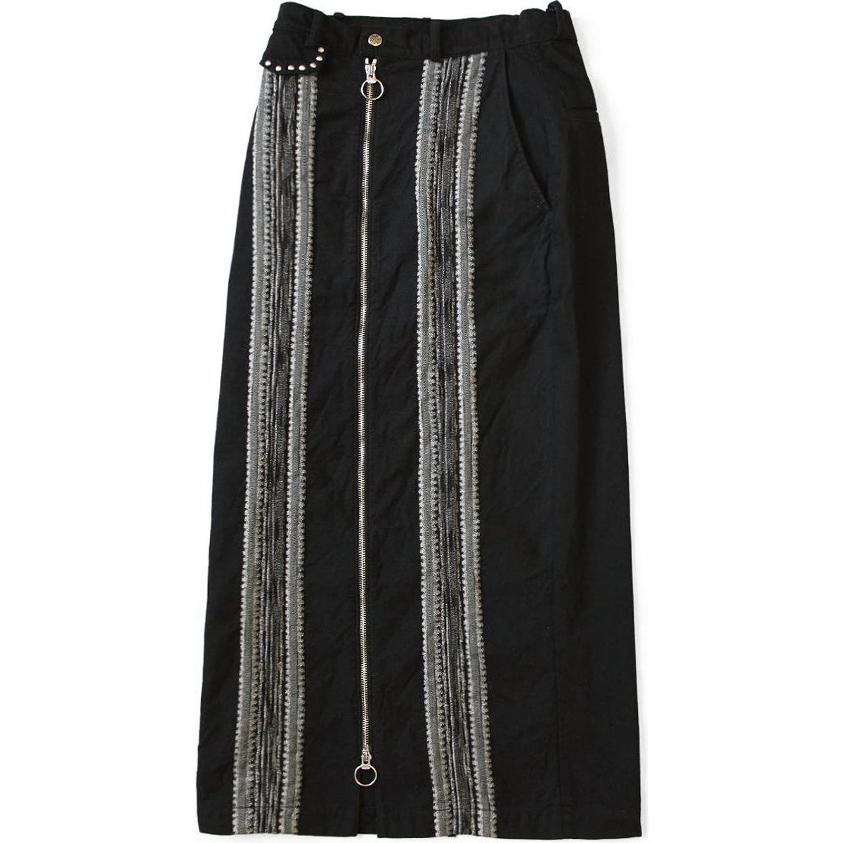 Kapital 12oz Yagasuri Jacquard Denim Boogie Day Skirt