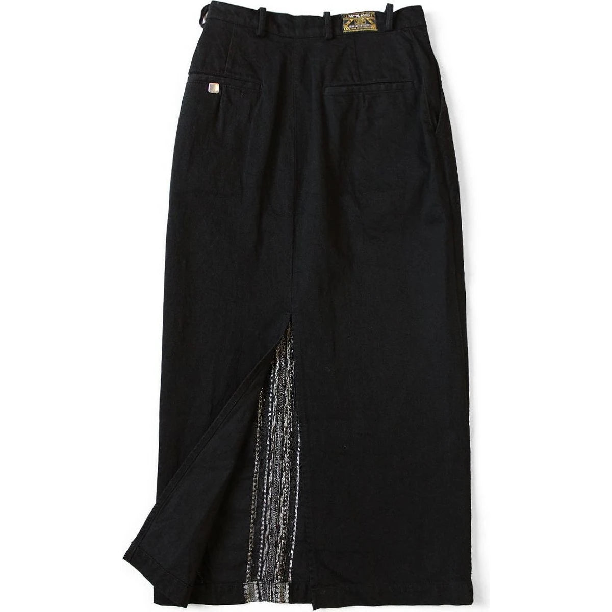 Kapital 12oz Yagasuri Jacquard Denim Boogie Day Skirt