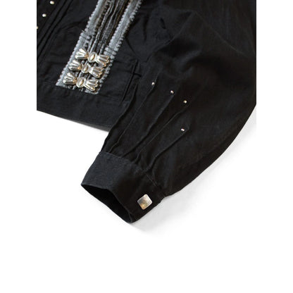 Kapital 12oz Yagasuri Jacquard Denim Drizzler Jacket