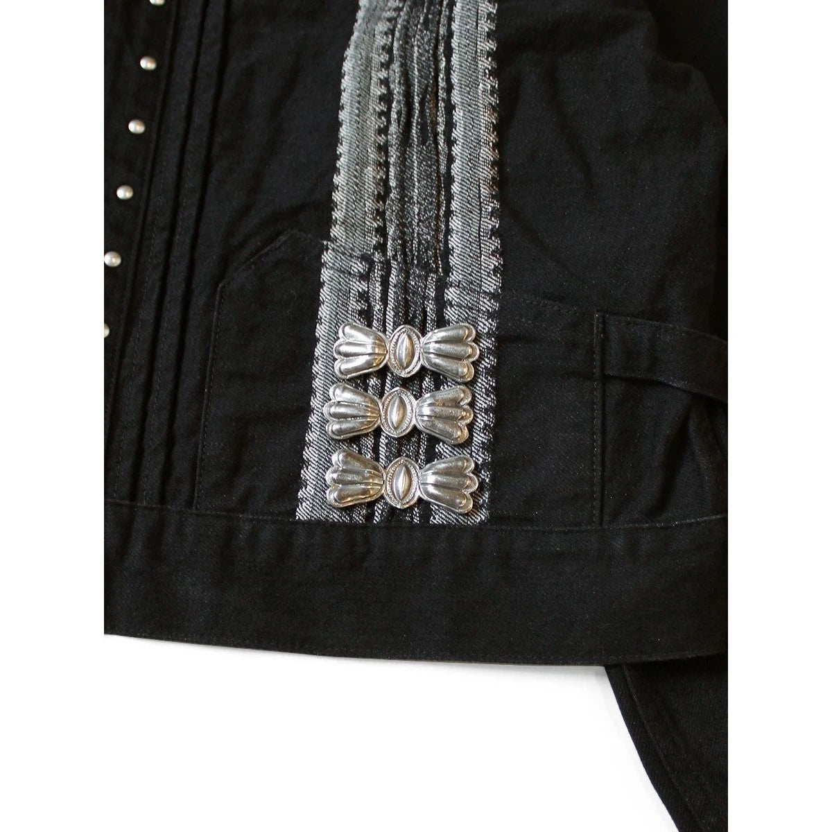 Kapital 12oz Yagasuri Jacquard Denim Drizzler Jacket