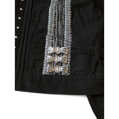 Kapital 12oz Yagasuri Jacquard Denim Drizzler Jacket
