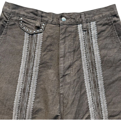 Kapital 12oz Yagasuri Jacquard Denim Nime Pants
