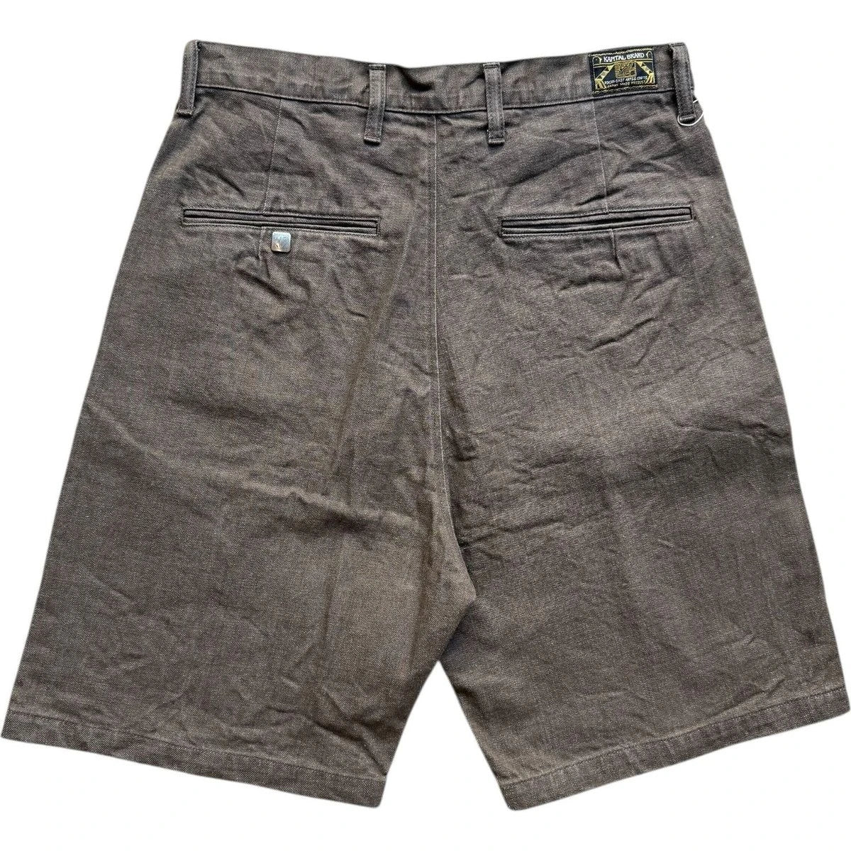 Kapital 12oz Yagasuri Jacquard Denim Shorts