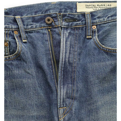 Kapital 13.5oz Zimbabwe Denim 5 Pocket Monkey TH (Zip Fly)
