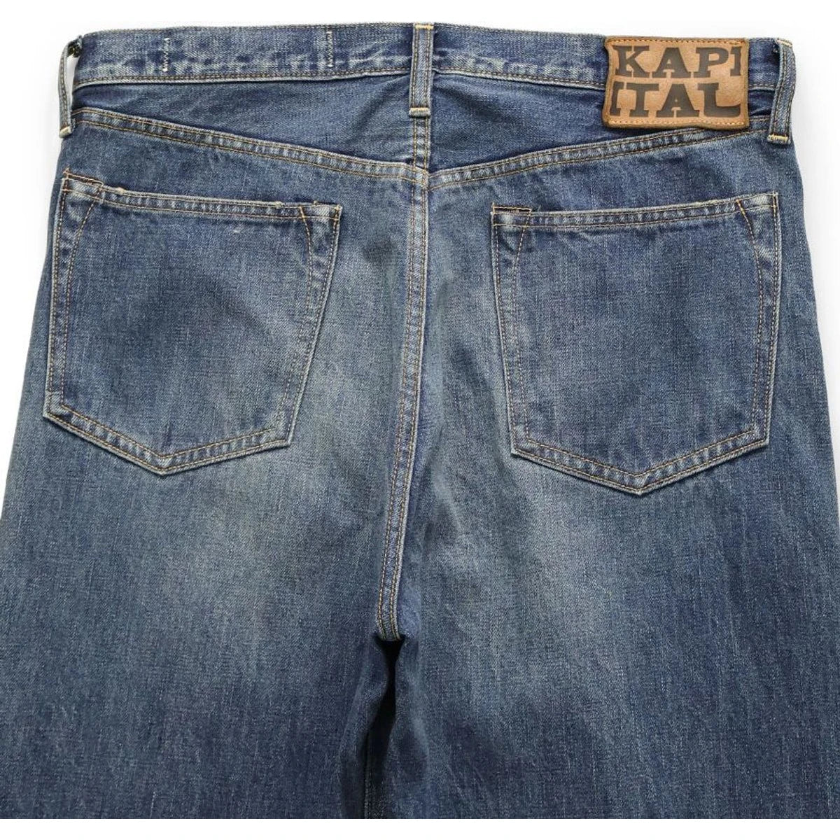 Kapital 13.5oz Zimbabwe Denim 5 Pocket Monkey TH (Zip Fly)