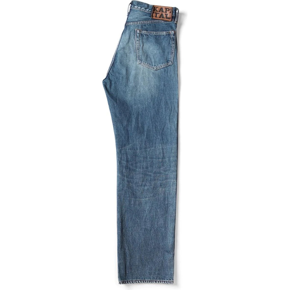 Kapital 13.5oz Zimbabwe Denim 5P Selvedge Wide Leg Monkey TH (Processed)