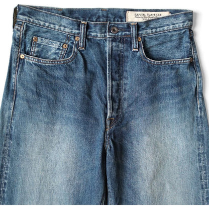 Kapital 13.5oz Zimbabwe Denim 5P Selvedge Wide Leg Monkey TH (Processed)