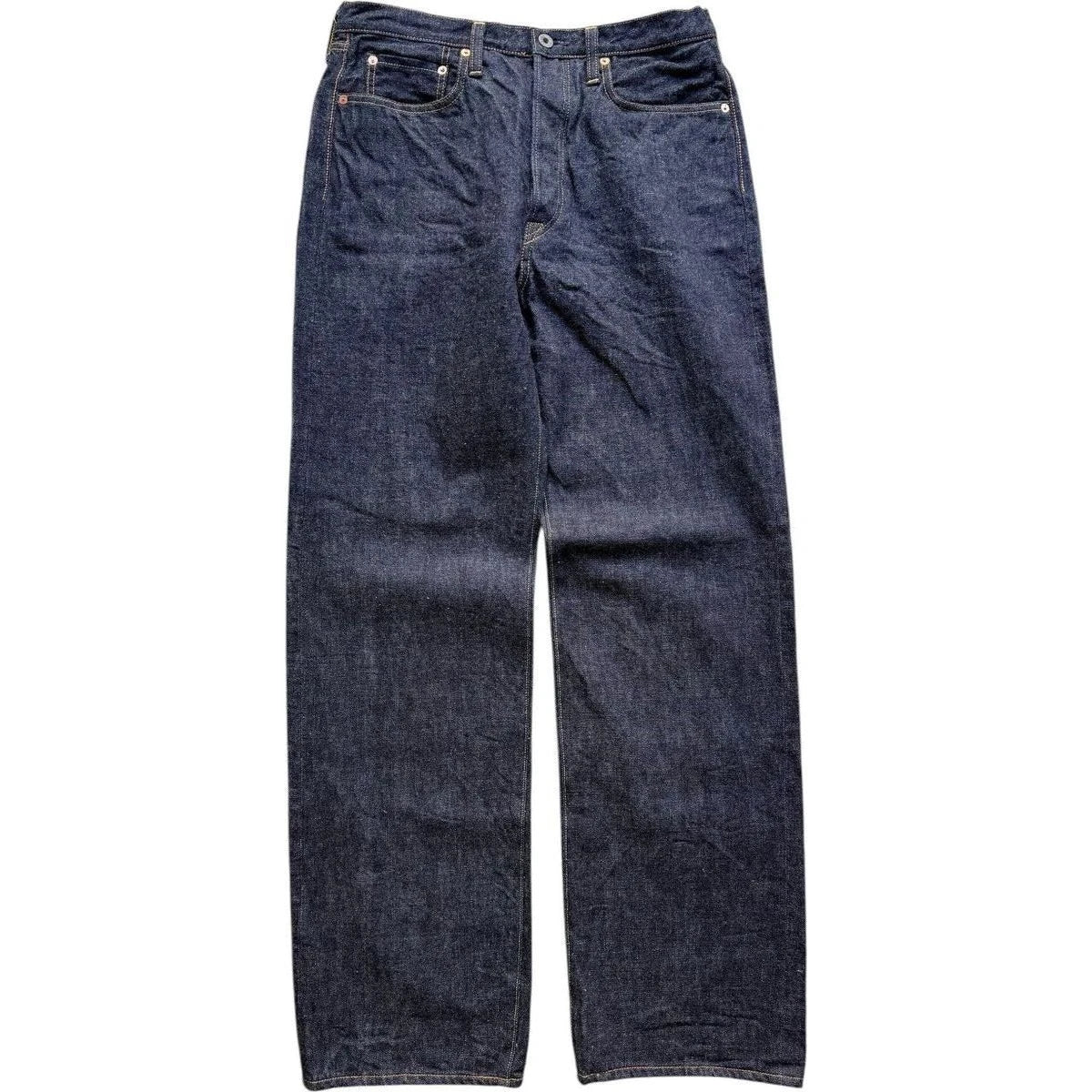 Kapital 13.5oz Zimbabwe Denim 5P Selvedge Wide Leg Monkey TH One Wash