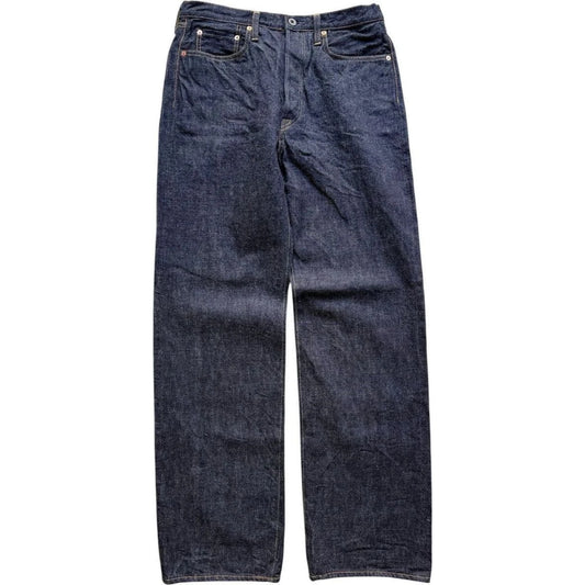 Kapital 13.5oz Zimbabwe Denim 5P Selvedge Wide Leg Monkey TH One Wash