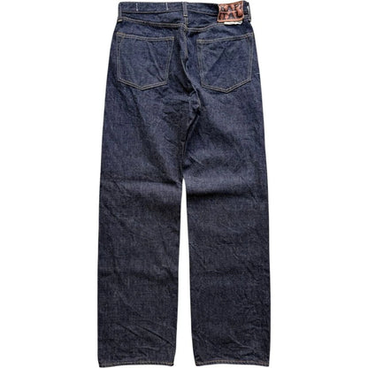 Kapital 13.5oz Zimbabwe Denim 5P Selvedge Wide Leg Monkey TH One Wash