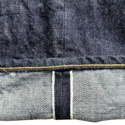 Kapital 13.5oz Zimbabwe Denim 5P Selvedge Wide Leg Monkey TH One Wash
