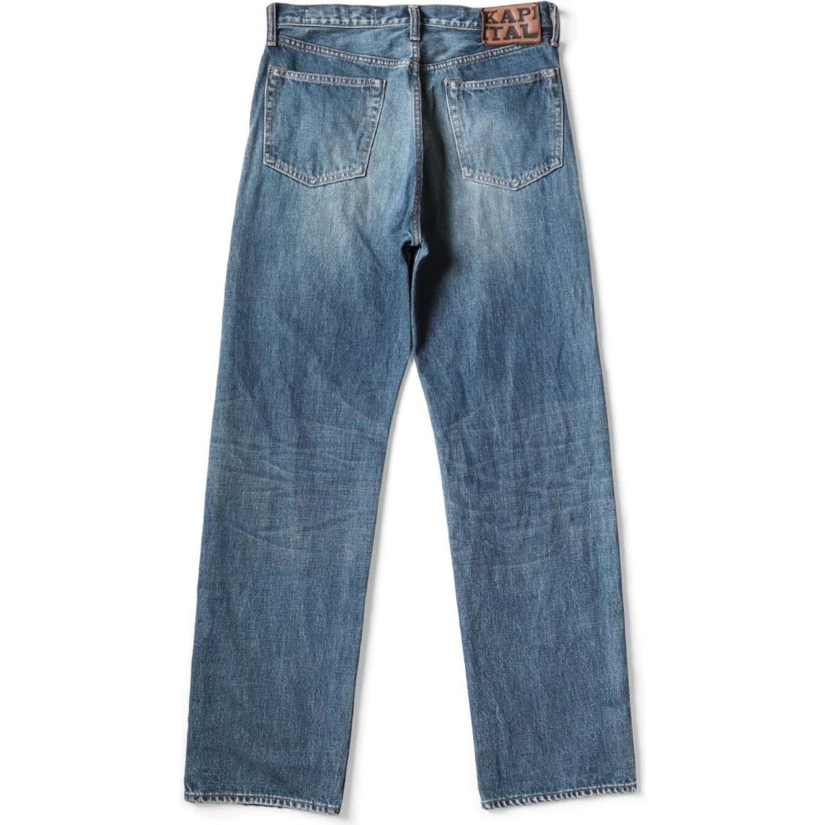 Kapital 13.5oz Zimbabwe Denim 5P Selvedge Wide Leg Monkey TH (Processed)