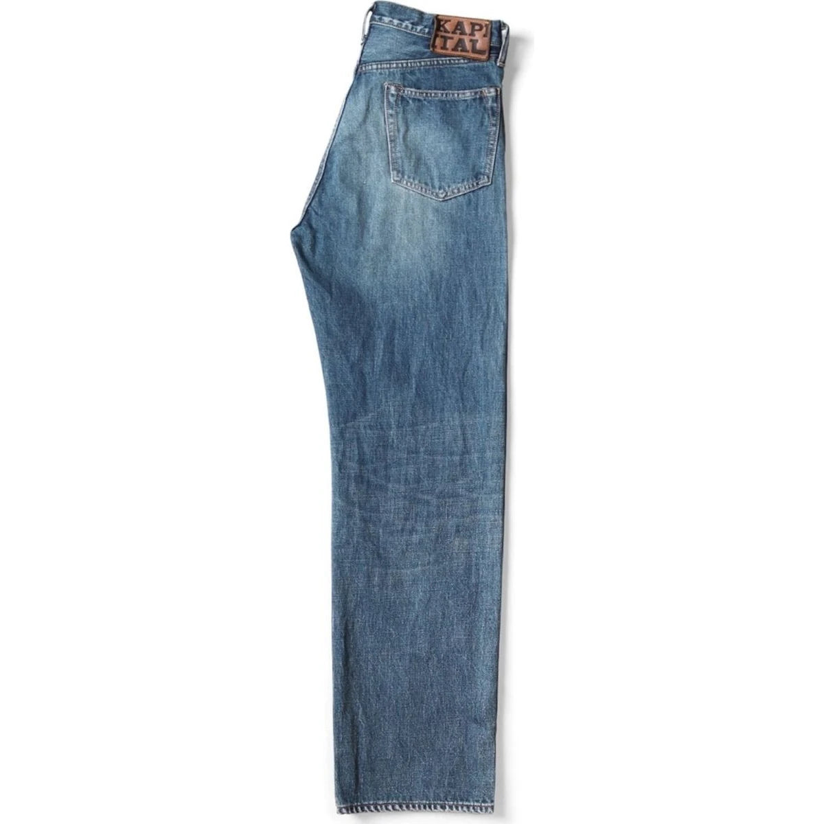 Kapital 13.5oz Zimbabwe Denim 5P Selvedge Wide Leg Monkey TH (Processed)