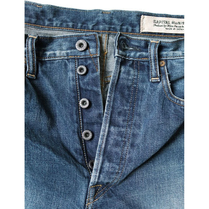 Kapital 13.5oz Zimbabwe Denim 5P Selvedge Wide Leg Monkey TH (Processed)