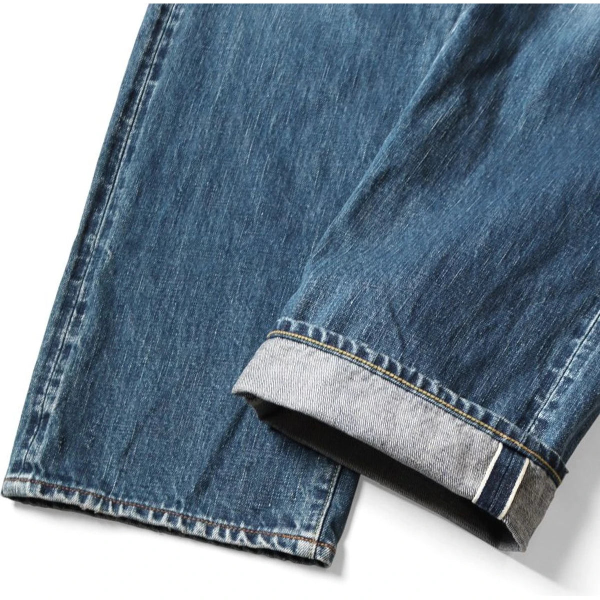 Kapital 13.5oz Zimbabwe Denim 5P Selvedge Wide Leg Monkey TH (Processed)