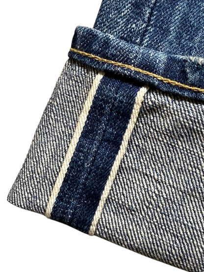 Kapital 13.5oz Zimbabwe Denim 5P Selvedge Wide Leg Monkey TH (Zip Fly)