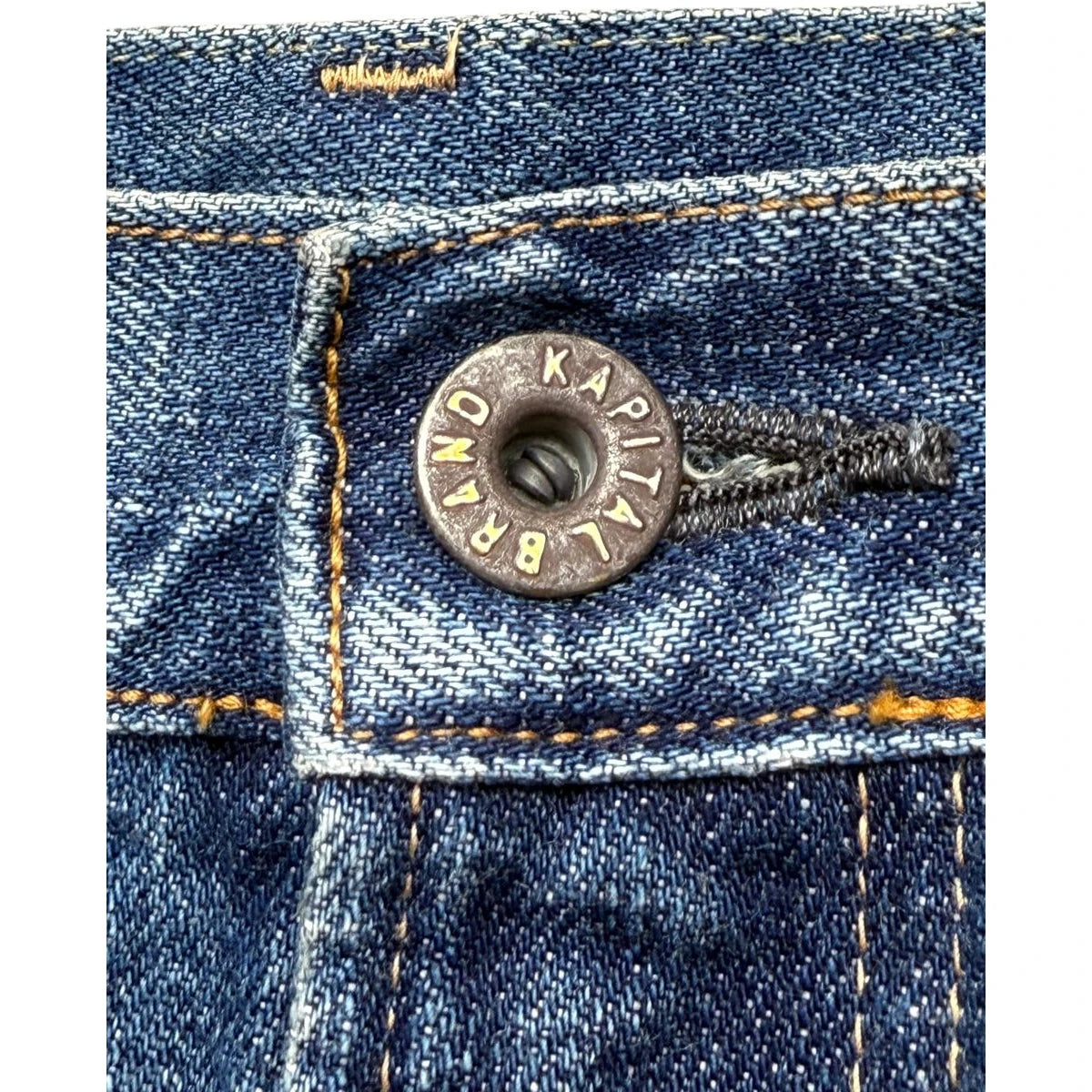 Kapital 13.5oz Zimbabwe Denim 5P Selvedge Wide Leg Monkey TH (Zip