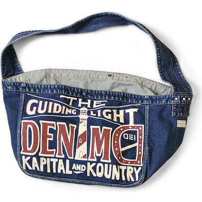 Kapital 13oz Denim Newspaper Bag (Guiding Light Edition)