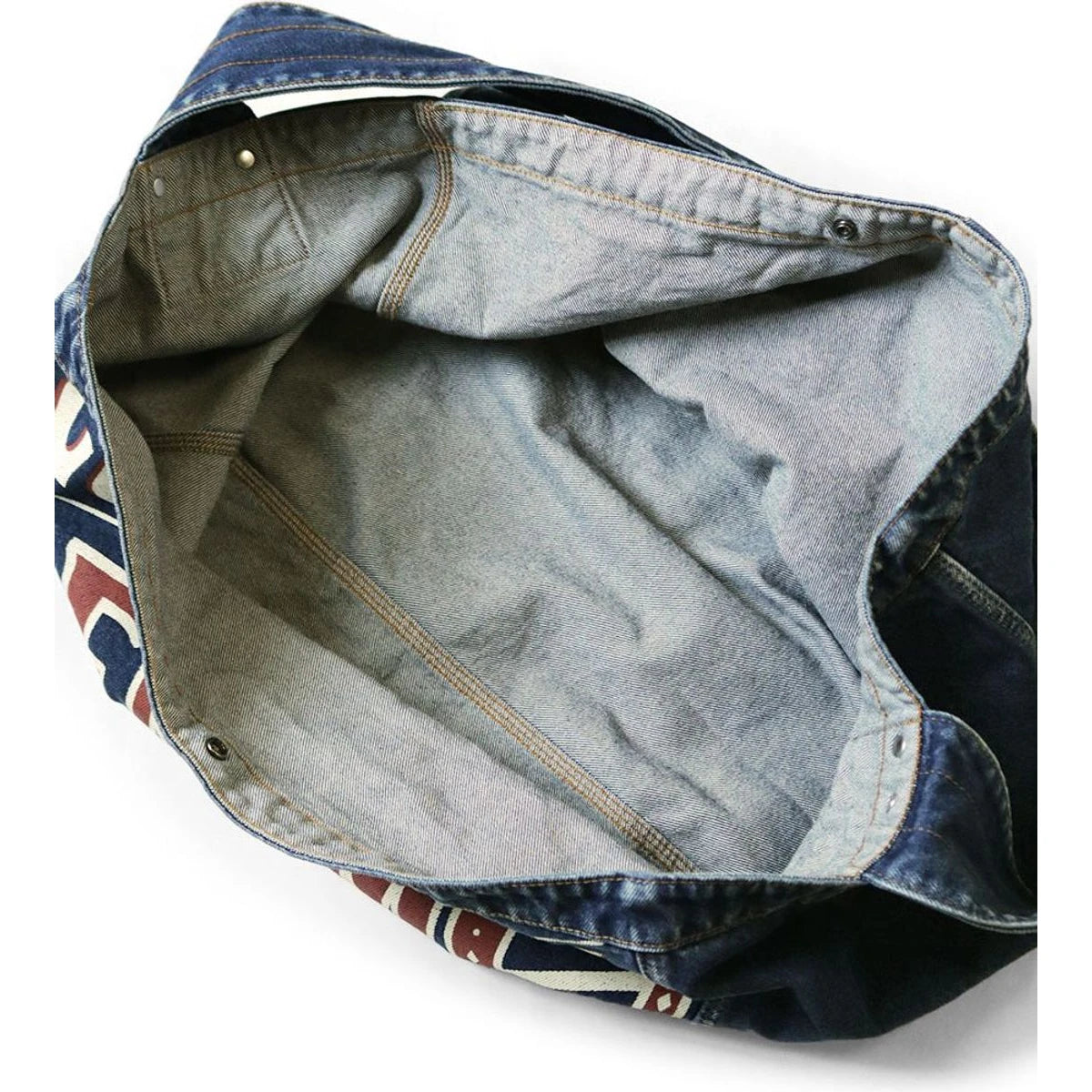 Kapital 13oz Denim Newspaper Bag (Guiding Light Edition)
