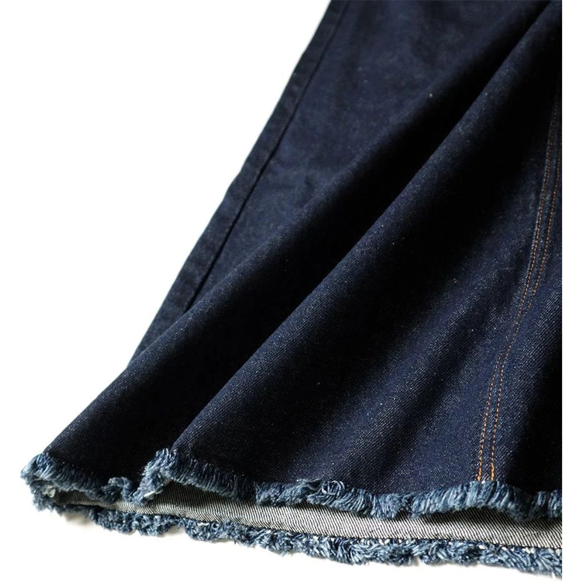 Kapital 13oz Denim High Waist Maxi Skirt
