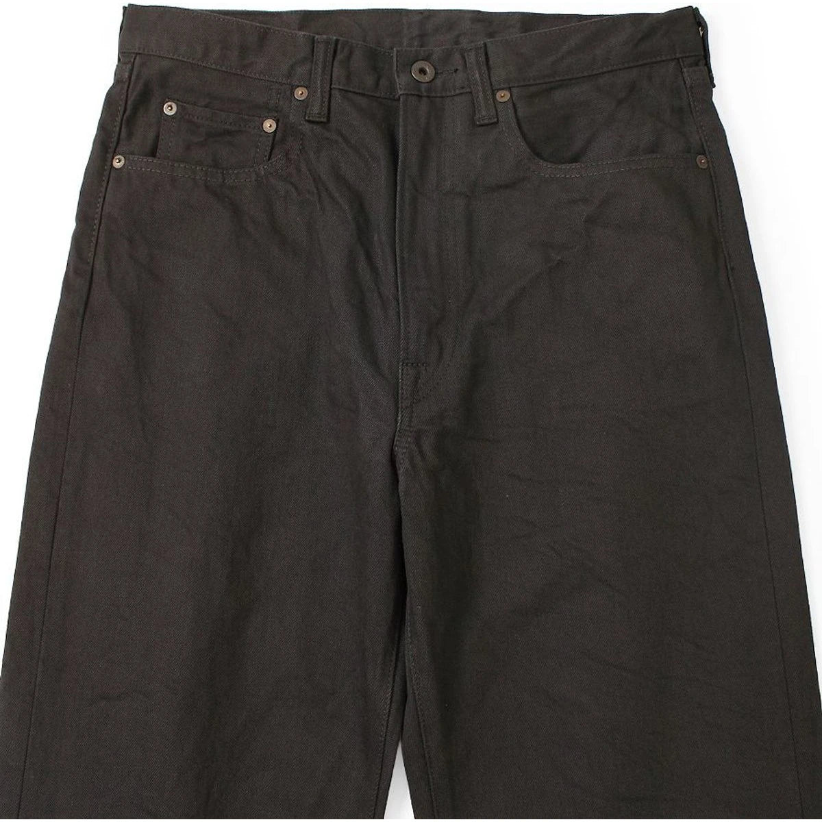Kapital 14oz Black×Black Denim 5P Monkey TH (Zip Version)