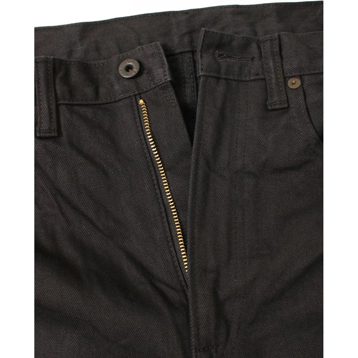 Kapital 14oz Black×Black Denim 5P Monkey TH (Zip Version)