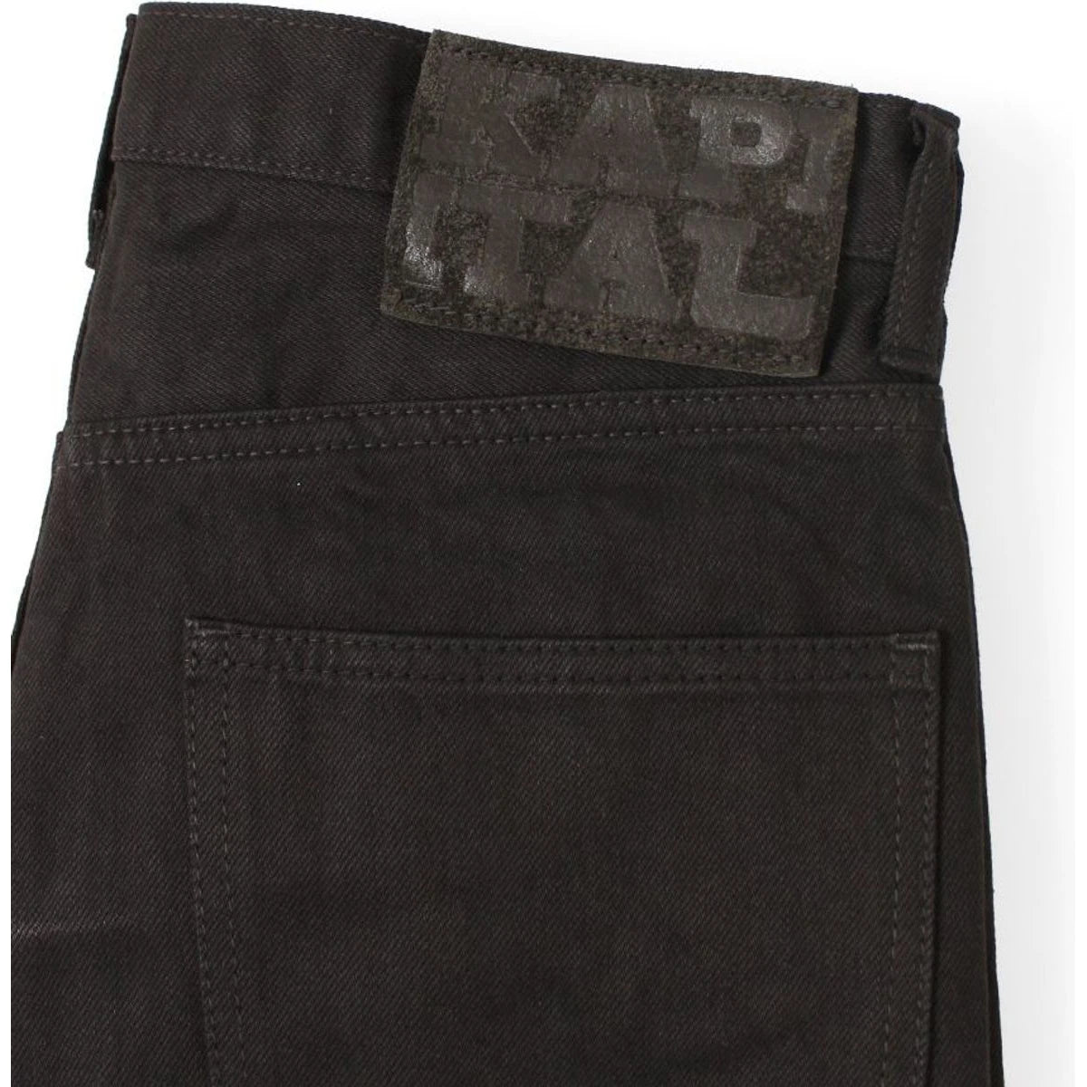Kapital 14oz Black×Black Denim 5P Okabellbo (Men's)