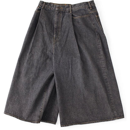 Kapital 14oz Black Denim 5 Pocket Jorts