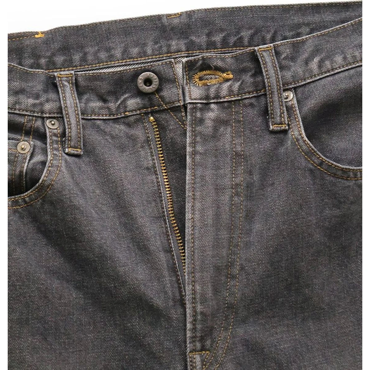Kapital 14oz Black Denim 5 Pocket Monkey TH (Zip Fly)