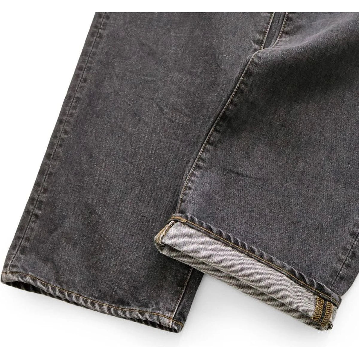 Kapital 14oz Black Denim 5 Pocket Monkey TH (Zip Fly)
