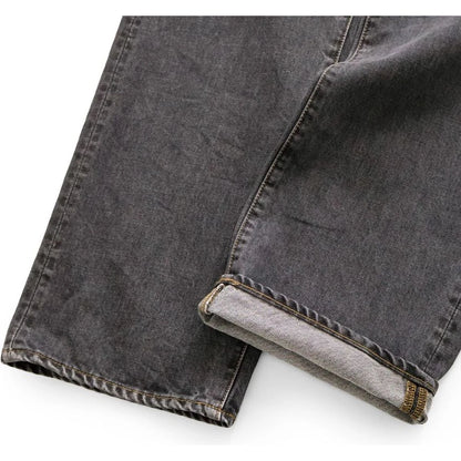 Kapital 14oz Black Denim 5 Pocket Monkey TH (Zip Fly)