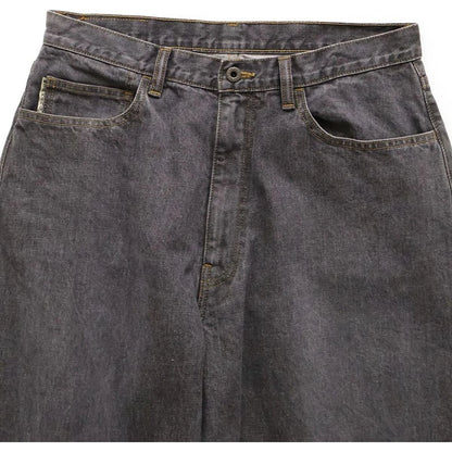 Kapital 14oz Black Denim Club Baggy 5P Pants