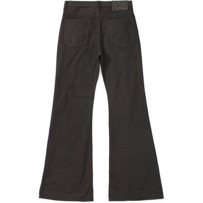 Kapital 14oz Black X Black Denim 5P Okabellbo (Ladies)
