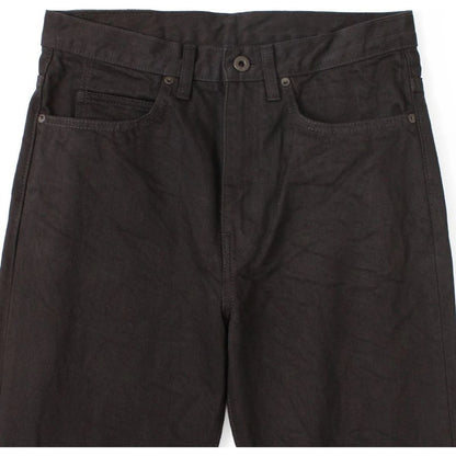 Kapital 14oz Black X Black Denim 5P Okabellbo (Ladies)