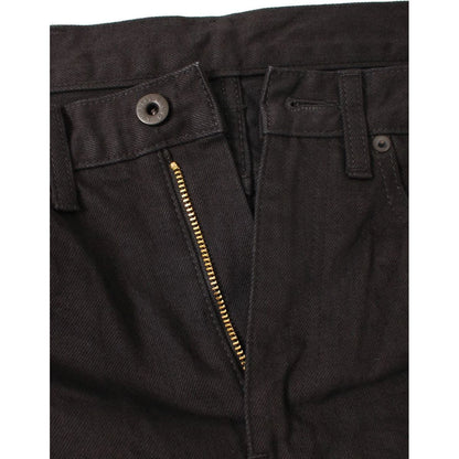 Kapital 14oz Black X Black Denim 5P Okabellbo (Ladies)