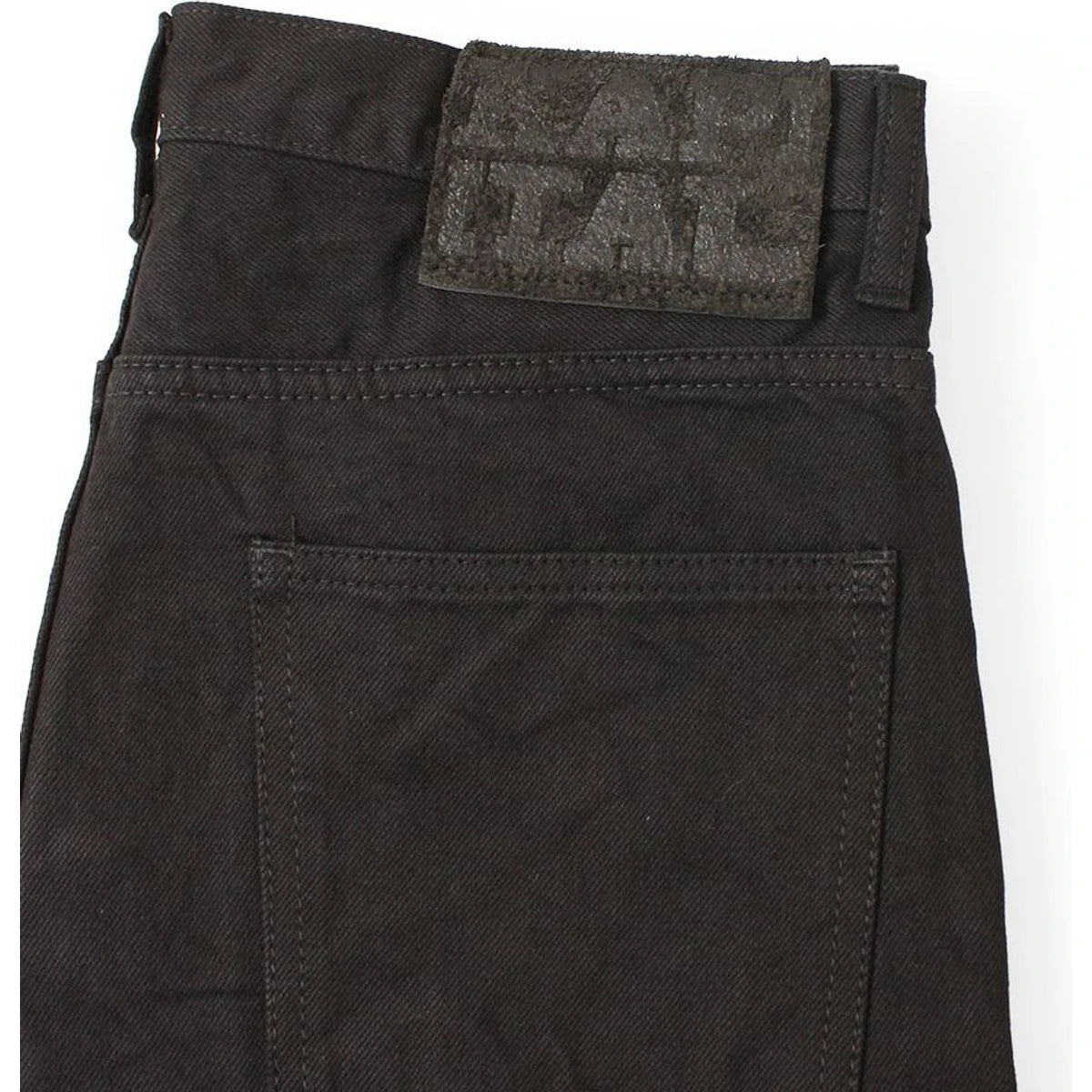 Kapital 14oz Black X Black Denim 5P Okabellbo (Ladies)