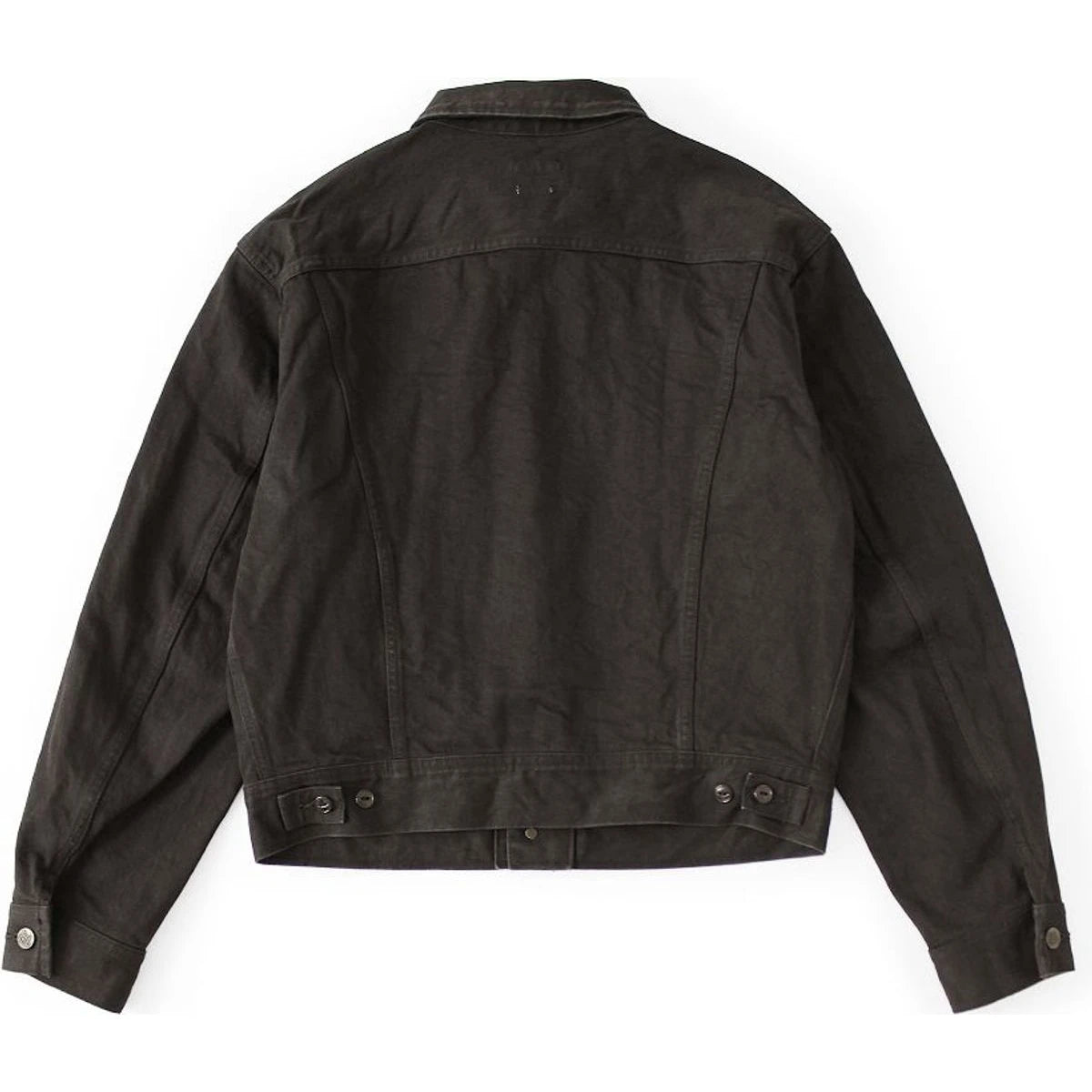 Kapital 14 Oz Black X Black Denim Westerner Jacket (Regular)
