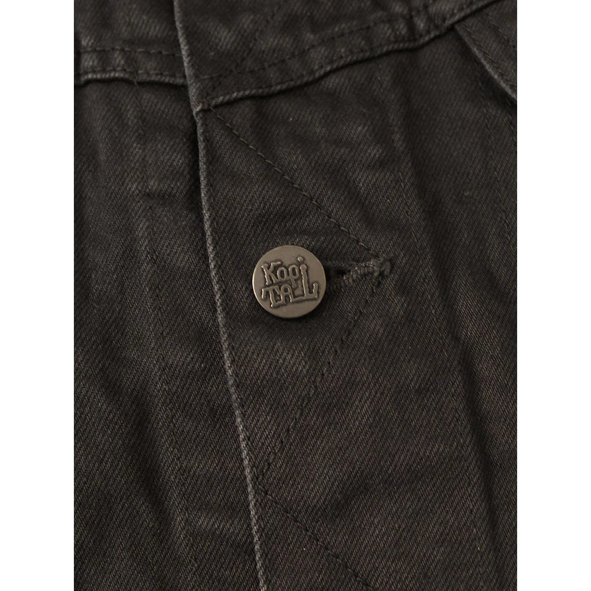Kapital 14 Oz Black X Black Denim Westerner Jacket (Regular)