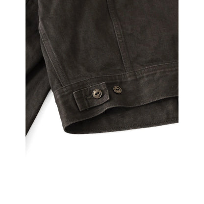 Kapital 14 Oz Black X Black Denim Westerner Jacket (Regular)