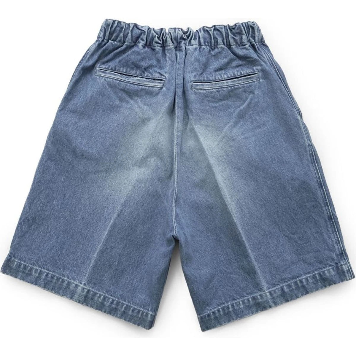 Kapital 14oz Denim Easy Fit Shorts (Center Pleated)