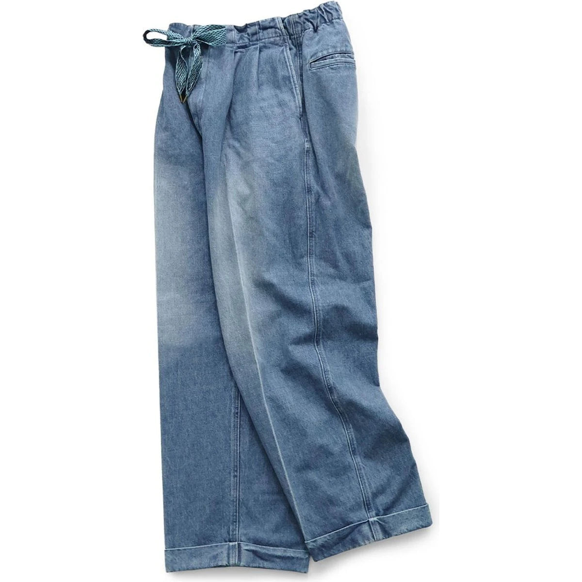 Kapital 14oz Denim Easy Pants (Center Pleated)