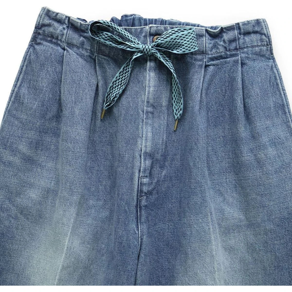 Kapital 14oz Denim Easy Pants (Center Pleated)
