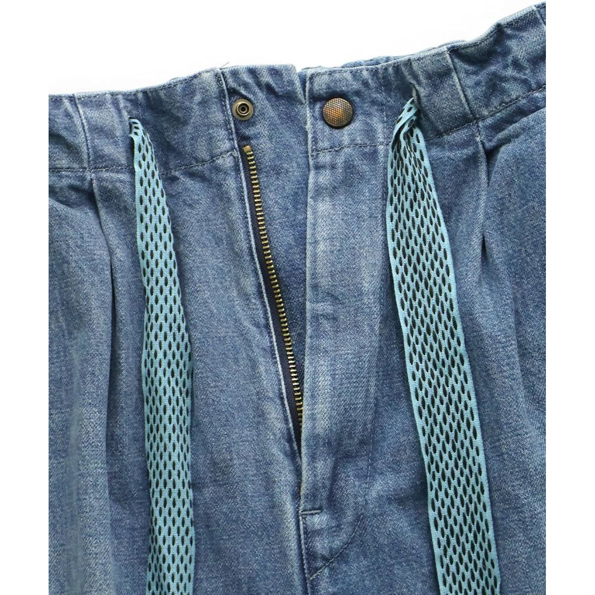Kapital 14oz Denim Easy Pants (Center Pleated)