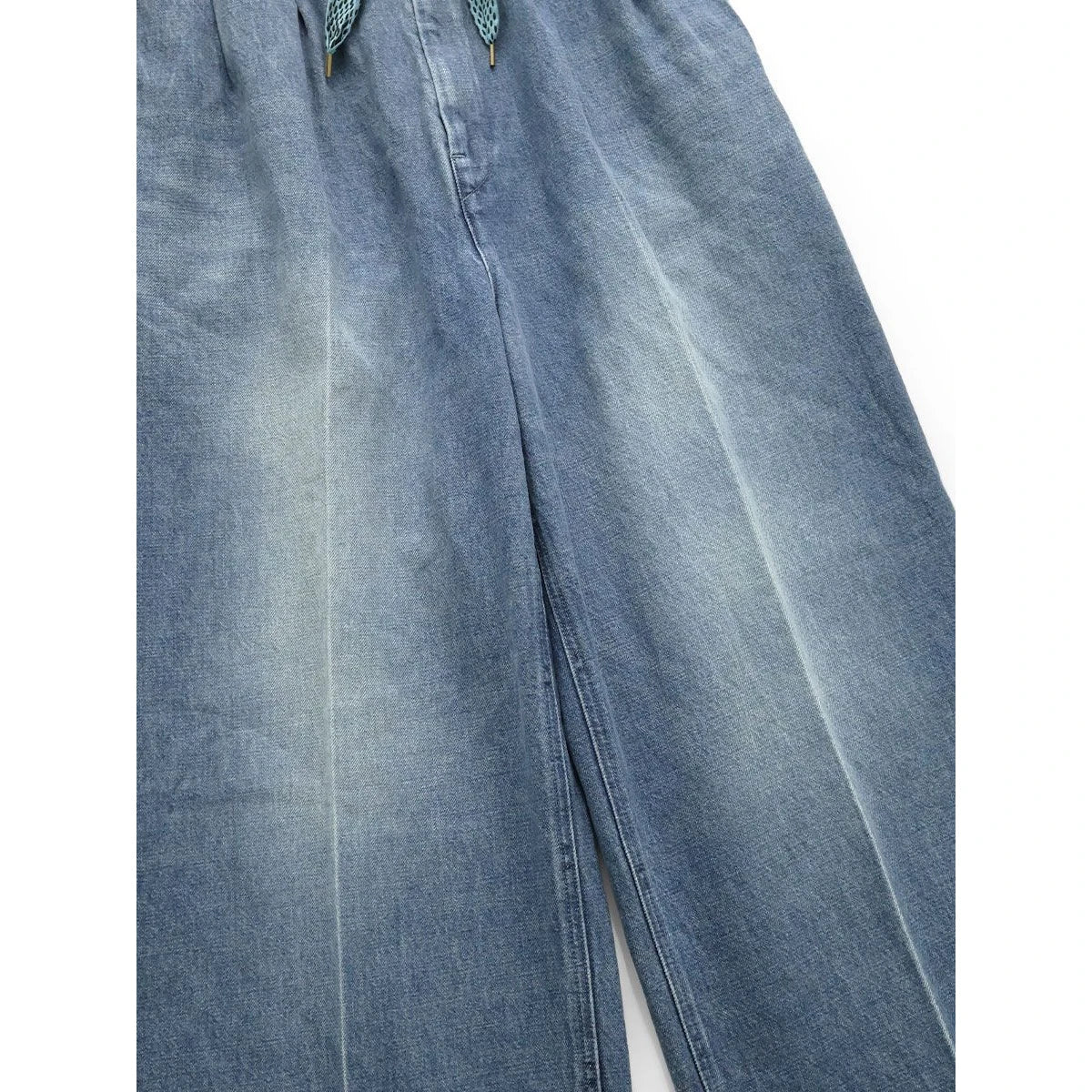 Kapital 14oz Denim Easy Pants (Center Pleated)