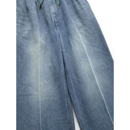 Kapital 14oz Denim Easy Pants (Center Pleated)
