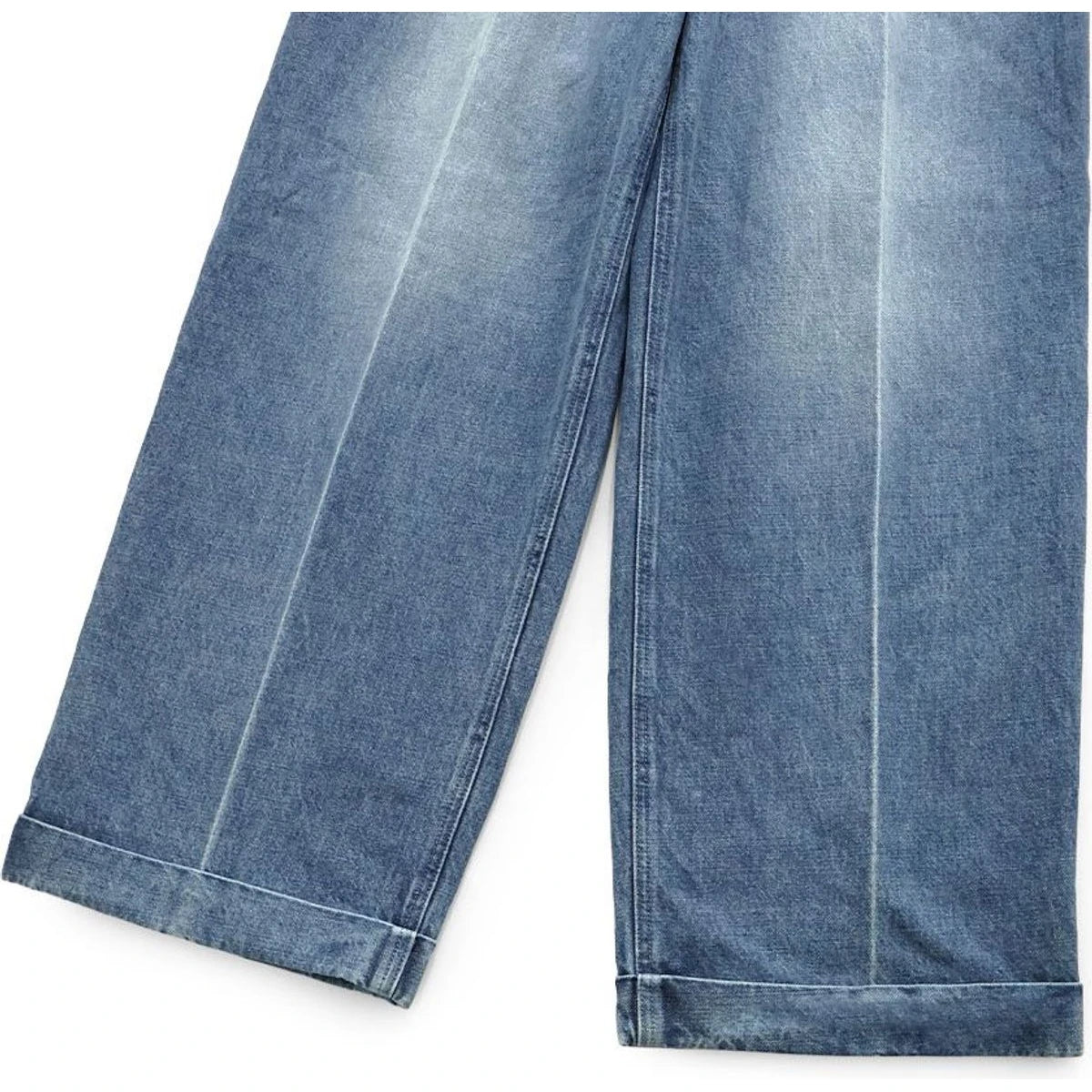 Kapital 14oz Denim Easy Pants (Center Pleated)