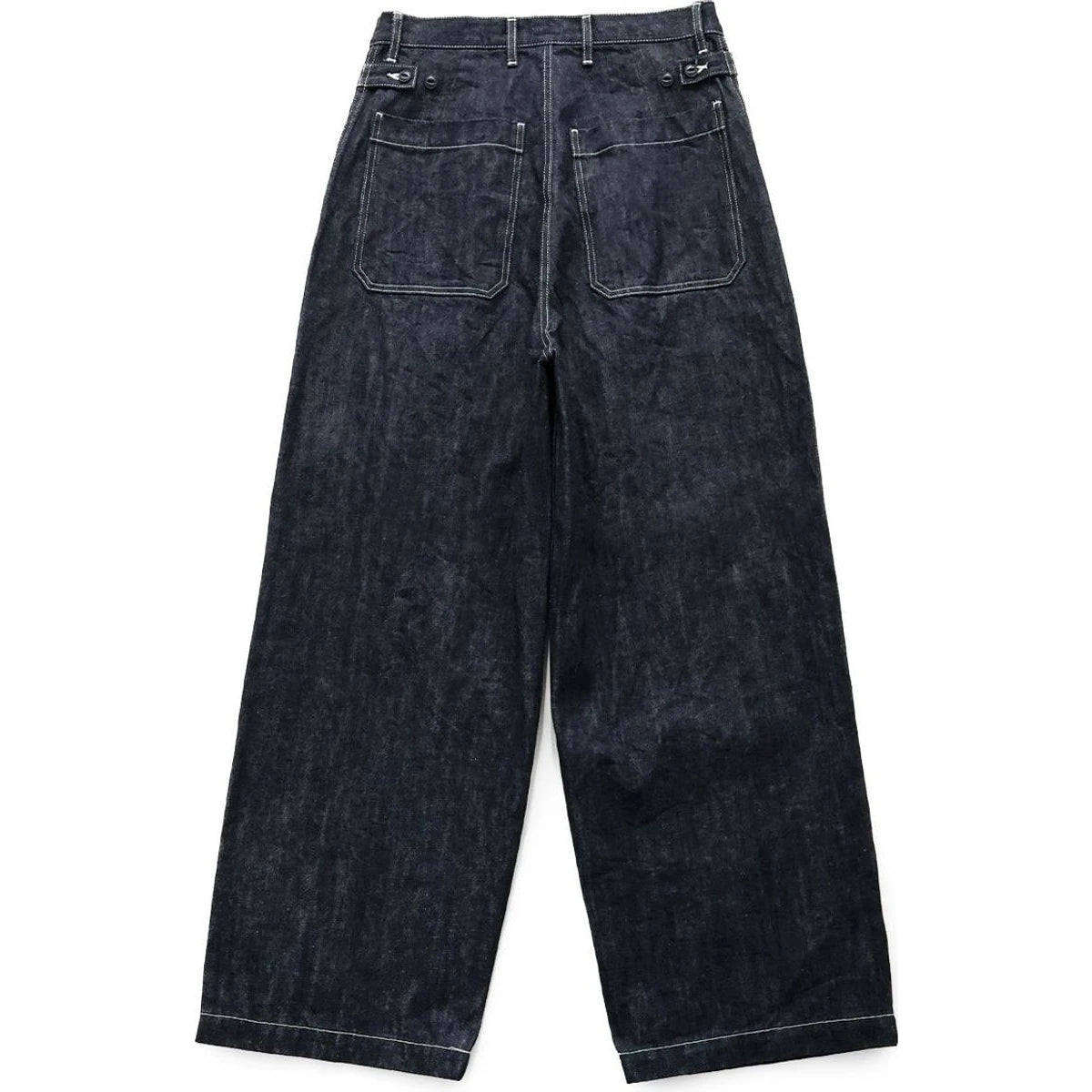 Kapital 14oz Denim Wide Leg Fatigue Baggy Pants
